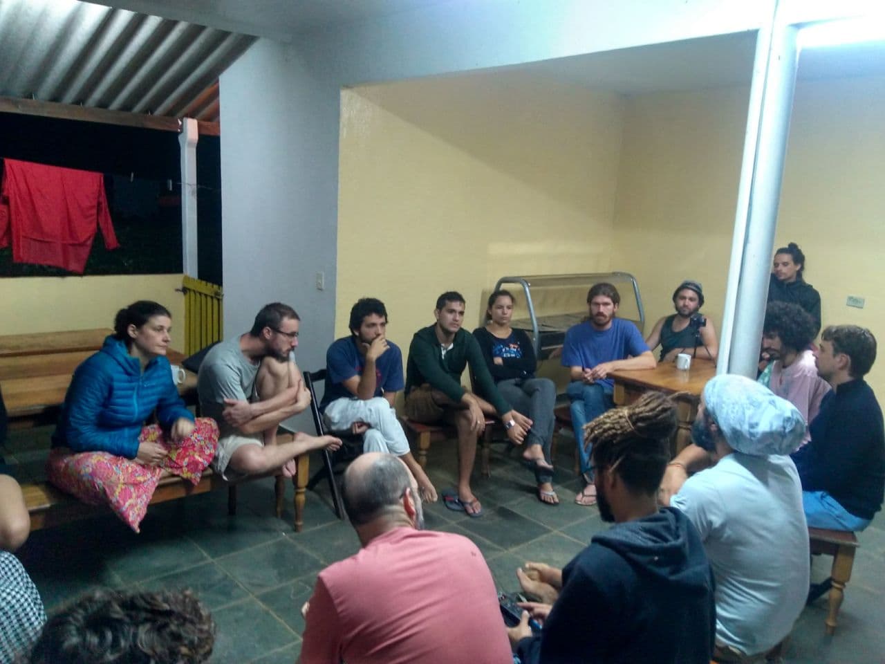 Reunião inicial, toda despojada